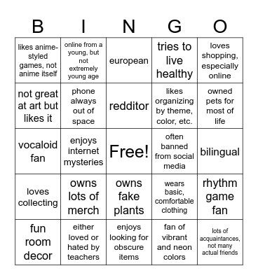 okay Bingo Card