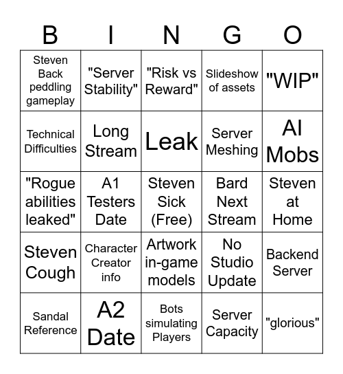 June 2024 AoC Bingo Card