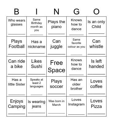 BE A MENTOR BINGO Card