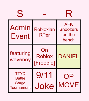 Story Book - Role Play BINGO Card