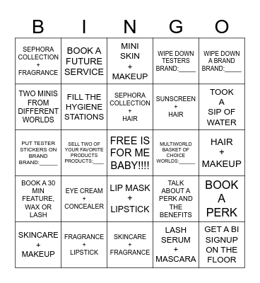 MULTIWORLD BINGO Card