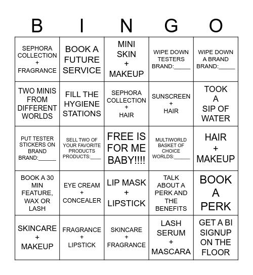 MULTIWORLD BINGO Card