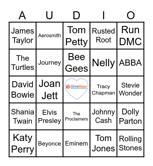 GiveHear- Sip & Smoke Bingo Card