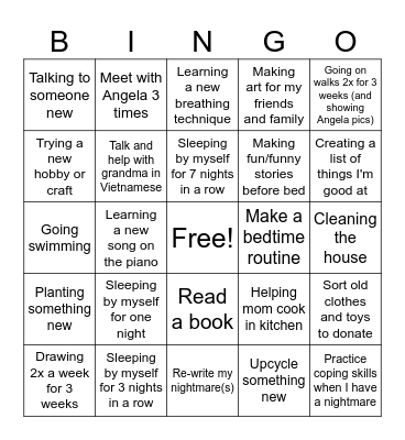 ACRS Bingo MH Bingo Card