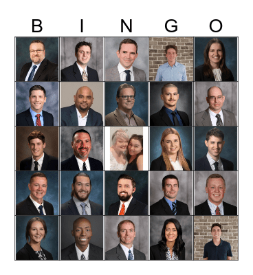 Intern Day Bingo Card