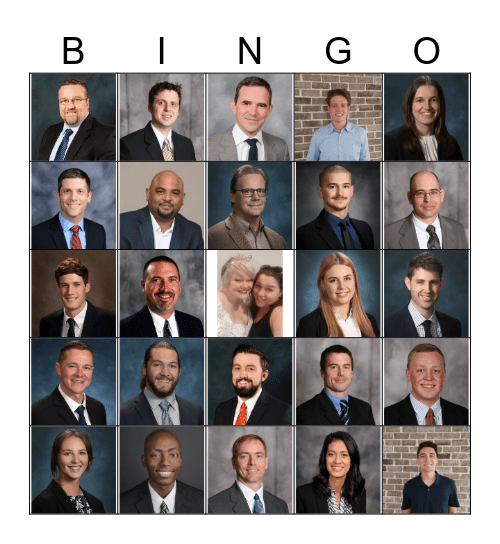 Intern Day Bingo Card