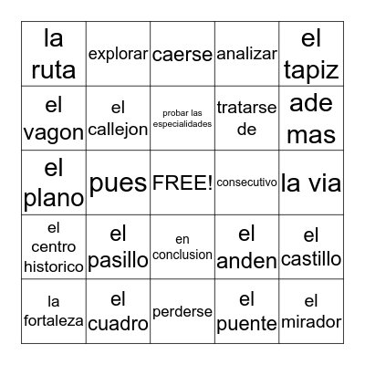 Loteria!~ Bingo Card