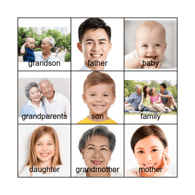 FAMILY BINGO Card