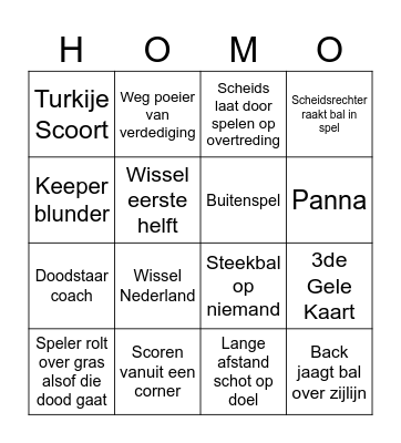 Remco is Bingo Card