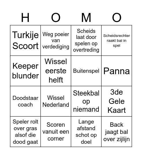 Remco is Bingo Card