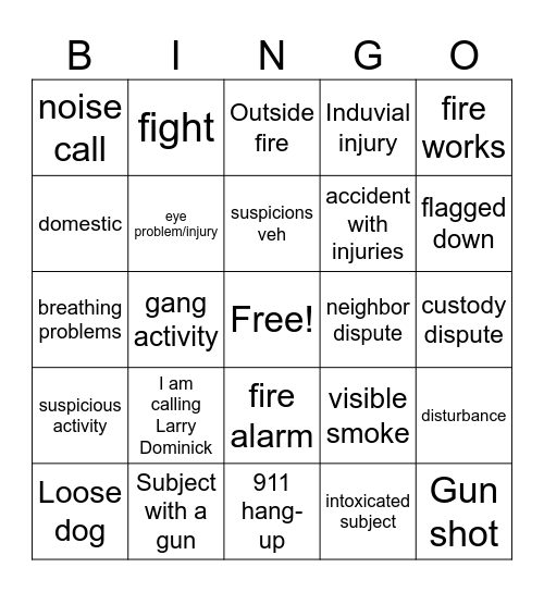 CCD 4th Of July Bingo Card