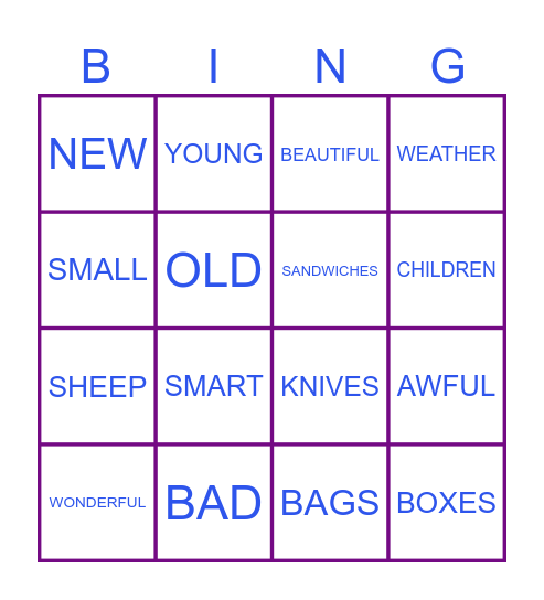 HEADWAY STARTER Bingo Card