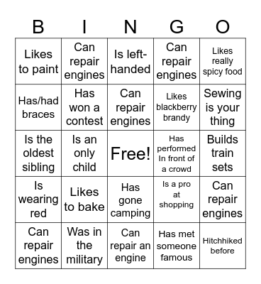 Icebreaker Bingo: Find Someone Who Bingo Card