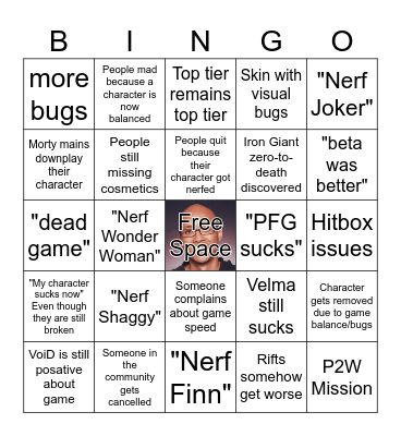 MVS Patch Bingo Card