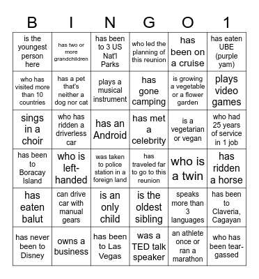 INES - AGNIR 2024 REUNION Bingo Card