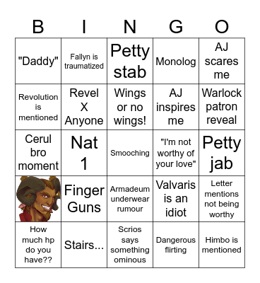 My Castleton Bingo Card