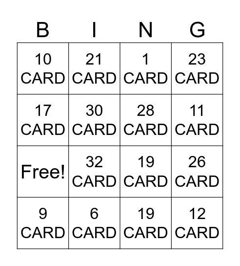 EMD Call Taking Bingo Card