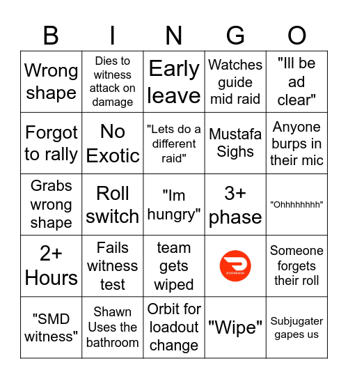 The witness edges our salvation Bingo Card