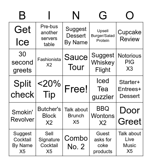 BLIND BOX Bingo Card