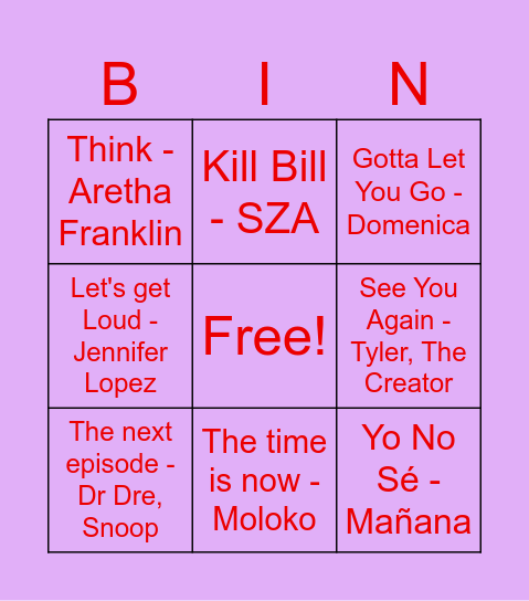 TFLU - Bourgondiche Bingo Card