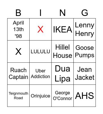 Brezzy Bingo Card
