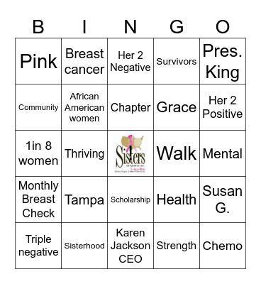 SNTB Shades of Pink Bingo Card