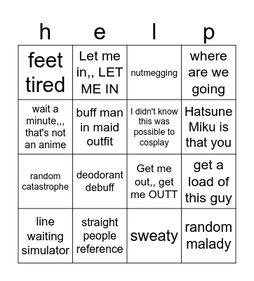 AX 2024 ingo Bingo Card