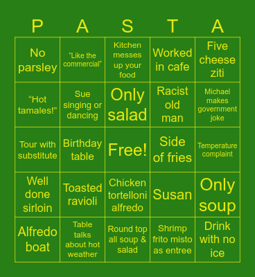 All of Garden Bingo Card