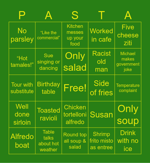 All of Garden Bingo Card