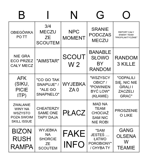 Stream Bingo on Patrykq111 Bingo Card