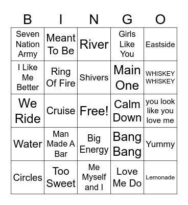 Cover 7-7 Bingo Card