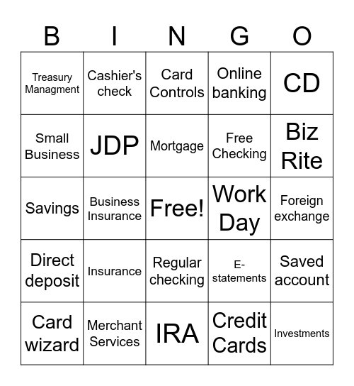 IBC Trivia Bingo Card