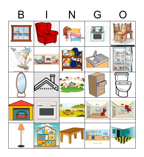 CASA/MUEBLES BINGO BAKER Bingo Card