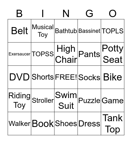 OUAC BINGO!! Bingo Card