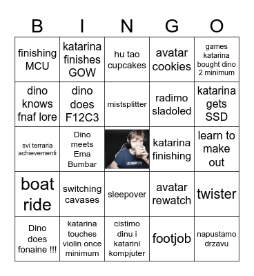 ljeto 2024 Bingo Card