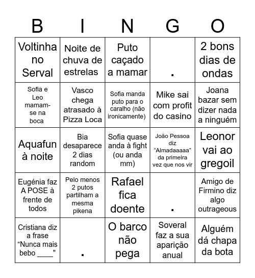 AP'24 BINGO Card