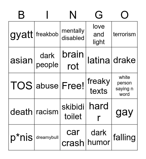 IG LIKES BINGO Card