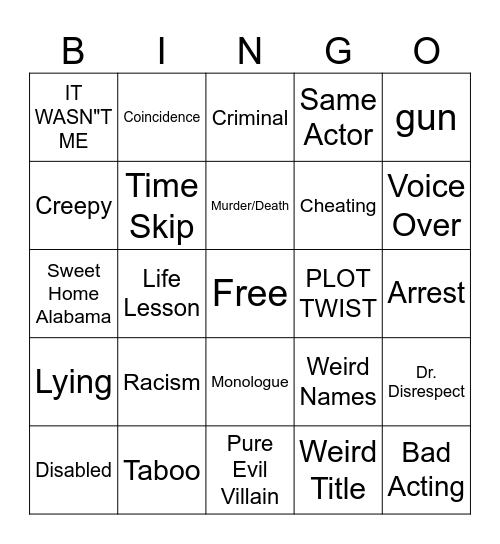 Tomorrow Teach Bingo Card