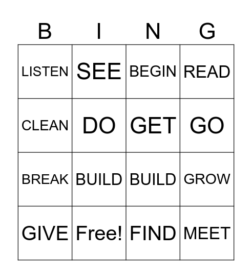 WHAT DID YOU DO YESTERDAY? Bingo Card