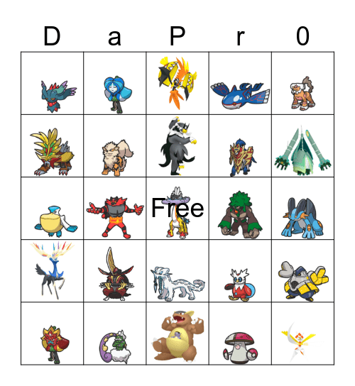 JoeDaPr0 Bingo Card