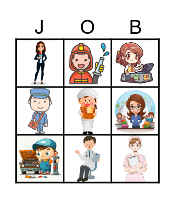 JOBS Bingo Card