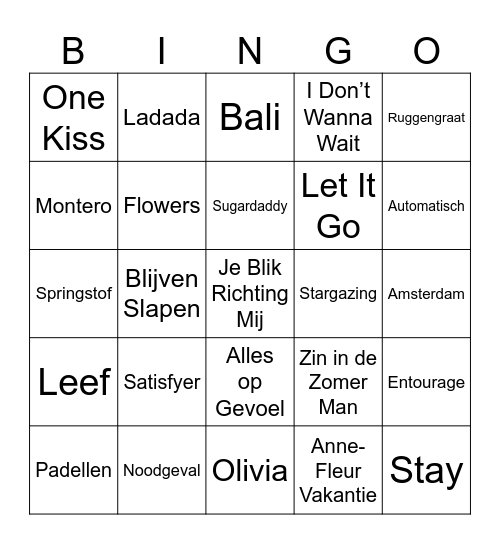 La Roche Bingooooo Bingo Card