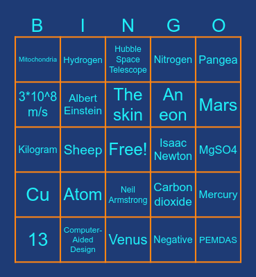 Intern Day Bingo Card