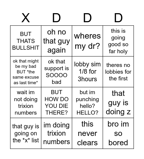 THE FIRST BINGO Card