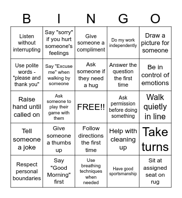 Coach Kim's Bingo!!!! Bingo Card