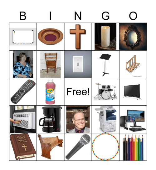 Cross Walk Kids Bingo Card