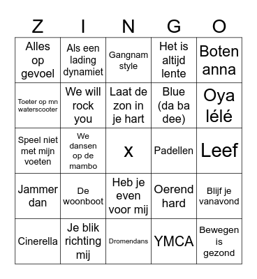 Buurtdag zingo 2024 Bingo Card