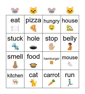 Murray and Melvin Bingo Card