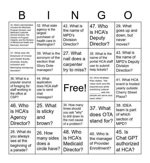 MPD CULTIVATING CONNECTION & BELONGING BINGO - Game 2 Bingo Card