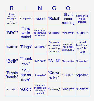 July 2024 Finance Bingo Card